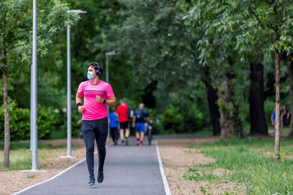 Exercising While Wearing a Mask