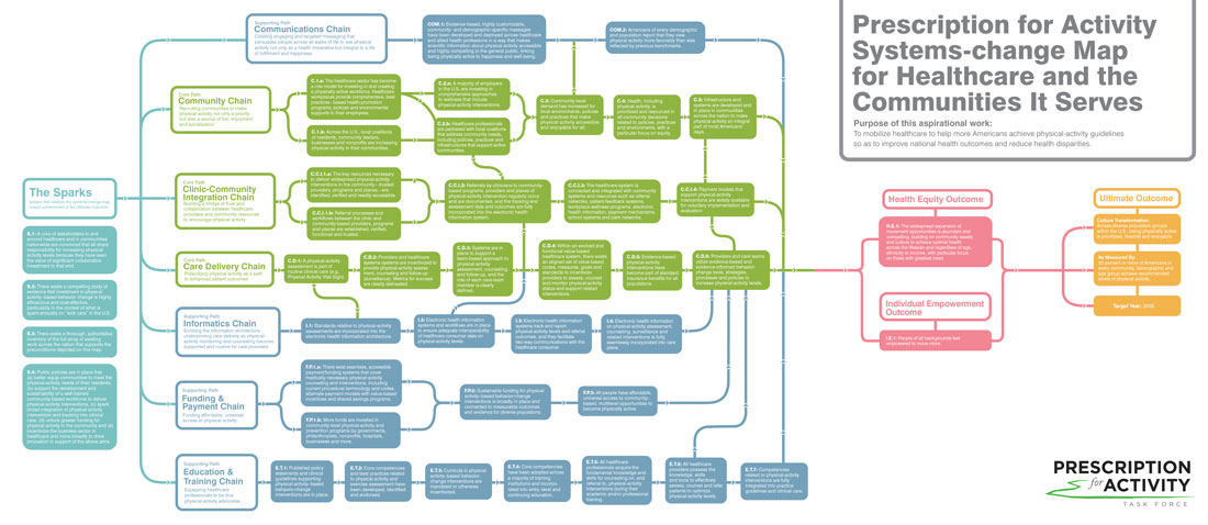 Prescription for Activity Task Force: The Systems-change Map