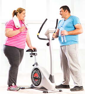 stationary bikes for obese