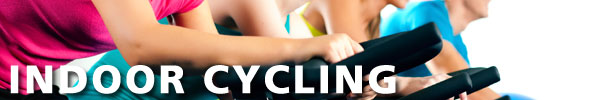 Indoor cycling group fitness class