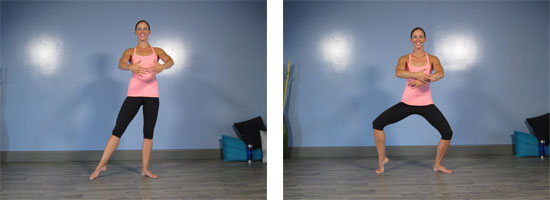 ballet point big bend pose