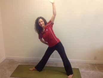 Supported Triangle Pose
