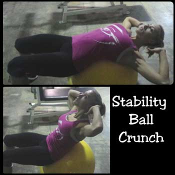 Stability Ball Crunch