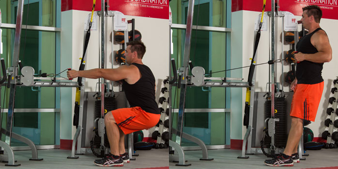 Standing Cable Single-arm Row