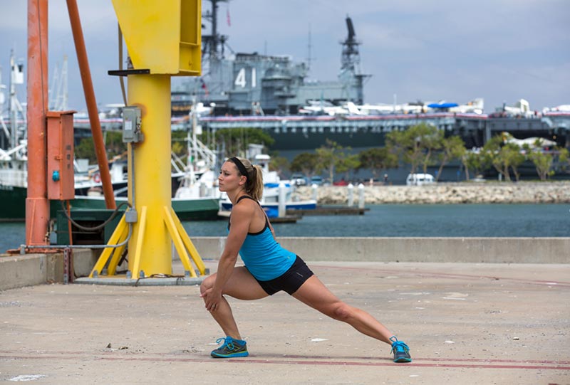 Side Lunge with Torso Rotation