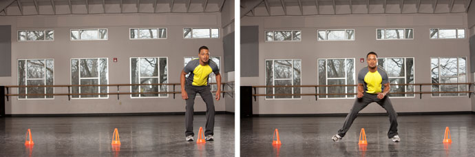Lateral shuffles