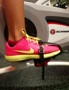 Bike foot placement