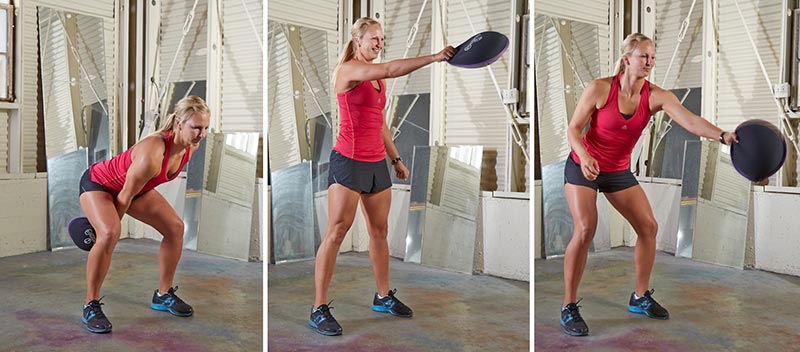 Alternating Single-arm Sandbell Swings