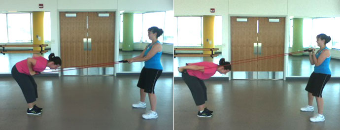 Biceps Curl/Triceps Kickback