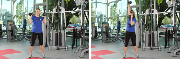 Rotational Shoulder Press