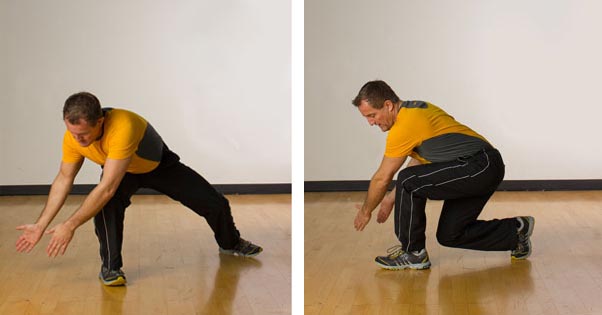 lunge with reach