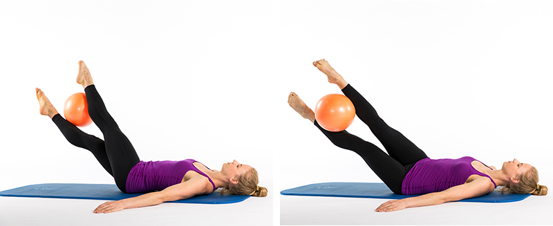 9.5" Mini Pilates Yoga Ball Fitness Core Training Home Gym Workout Balance Ball 
