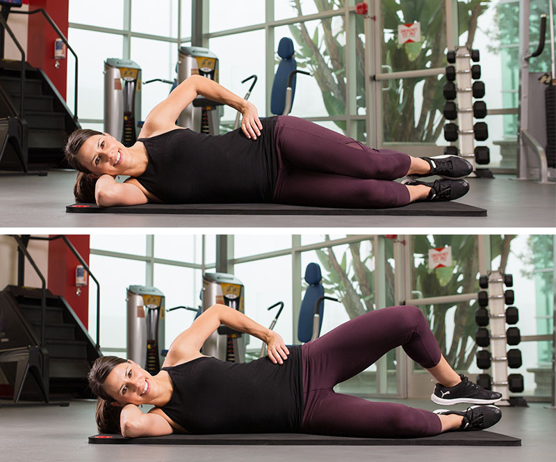 stretches for gluteus medius