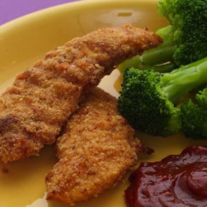 Almond-Crusted Chicken Fingers