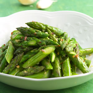 Asparagus with Anchovies & Garlic
